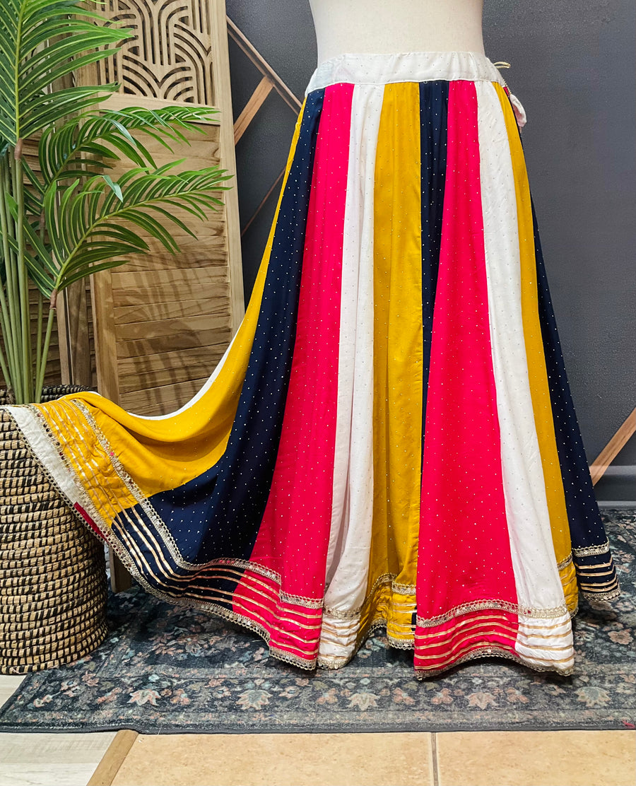 Pure Cotton Multicolor Skirt
