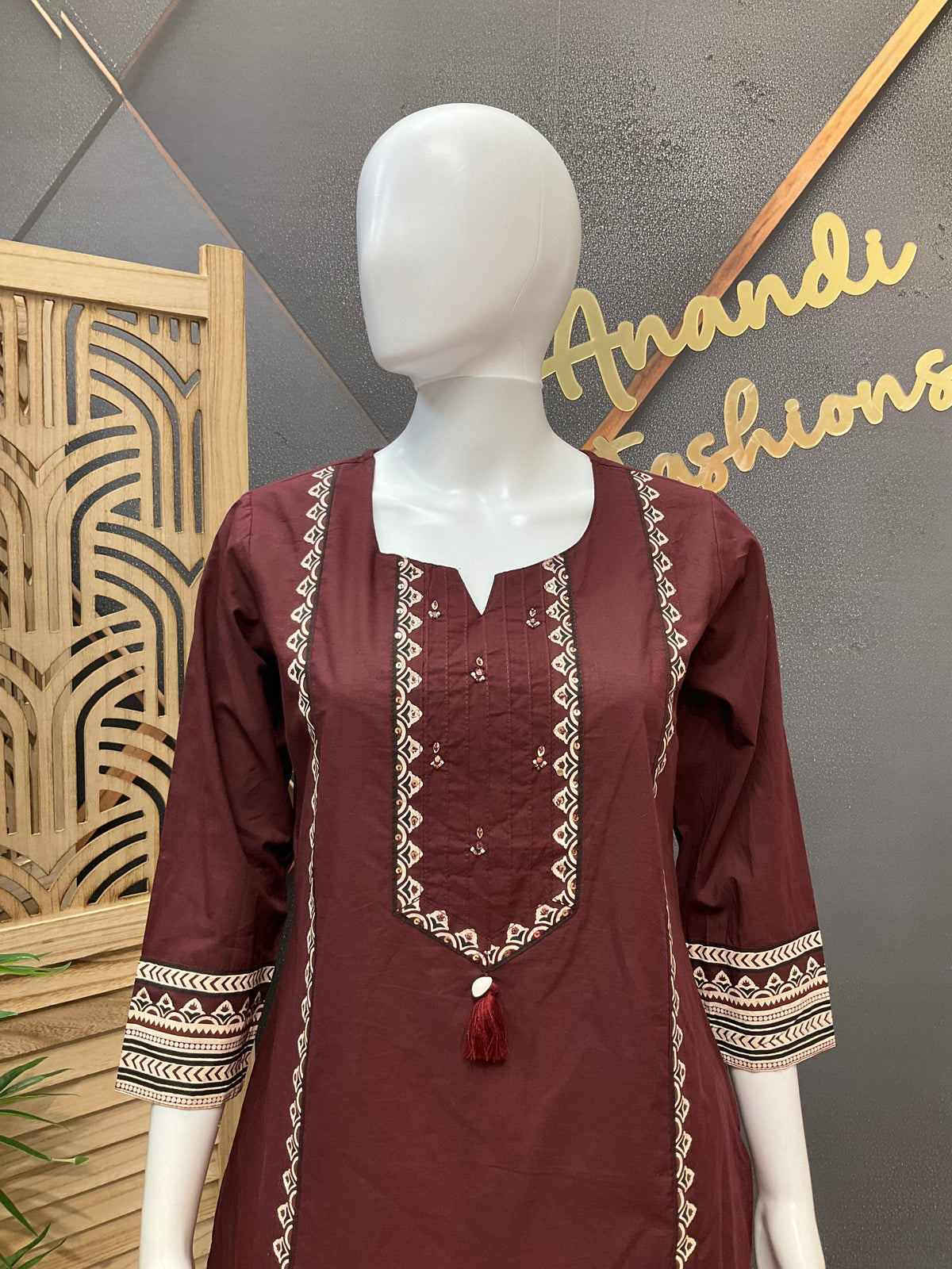 Pure cotton Short Kurti