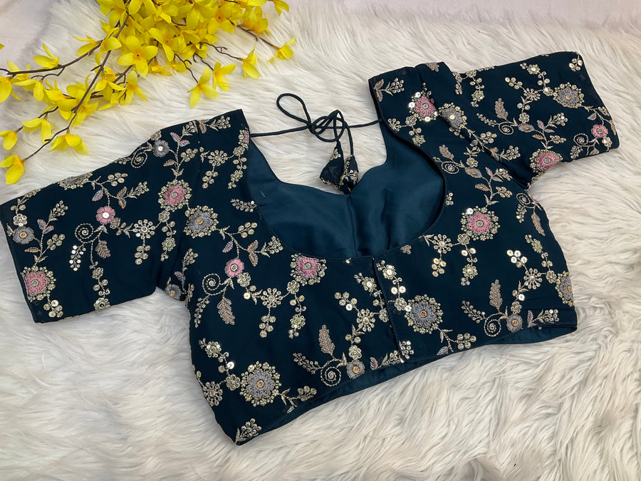 Mustard yellow blouse -  - Anandi Fashions