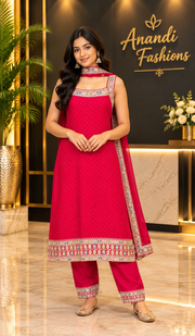 Women's Sleeveless Party Wear Kurti Set