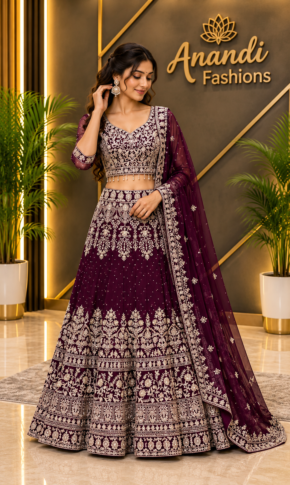 Women’s Georgette Lehenga Set