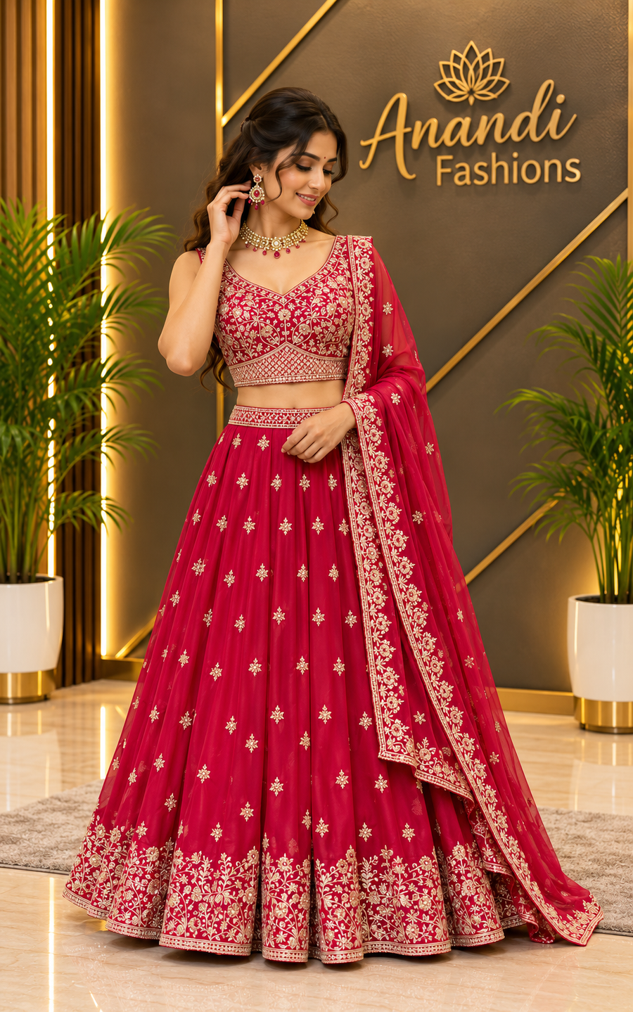 Women’s Georgette Lehenga Set