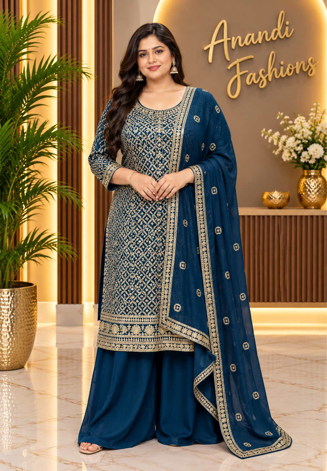 Women’s Sharara Set – Plus Size