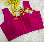 Plain Front Opening Blouse