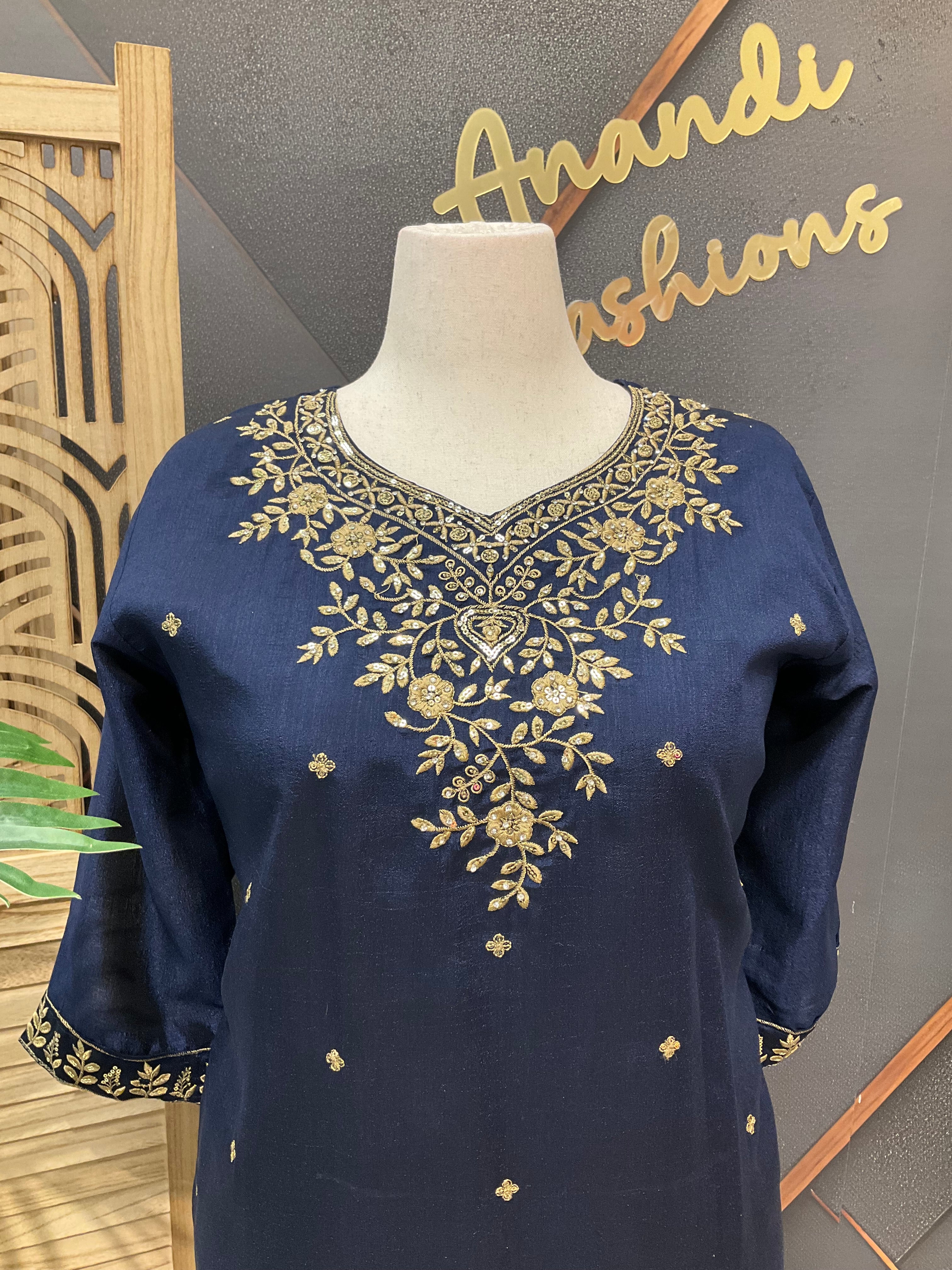 Plus size Party Wear Kurti sets