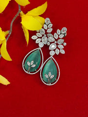 Statement Earrings- Silver Finish Earrings