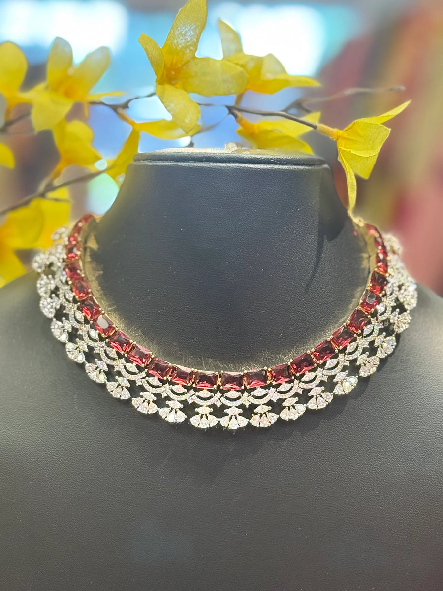 Party Wear CZ Necklace set