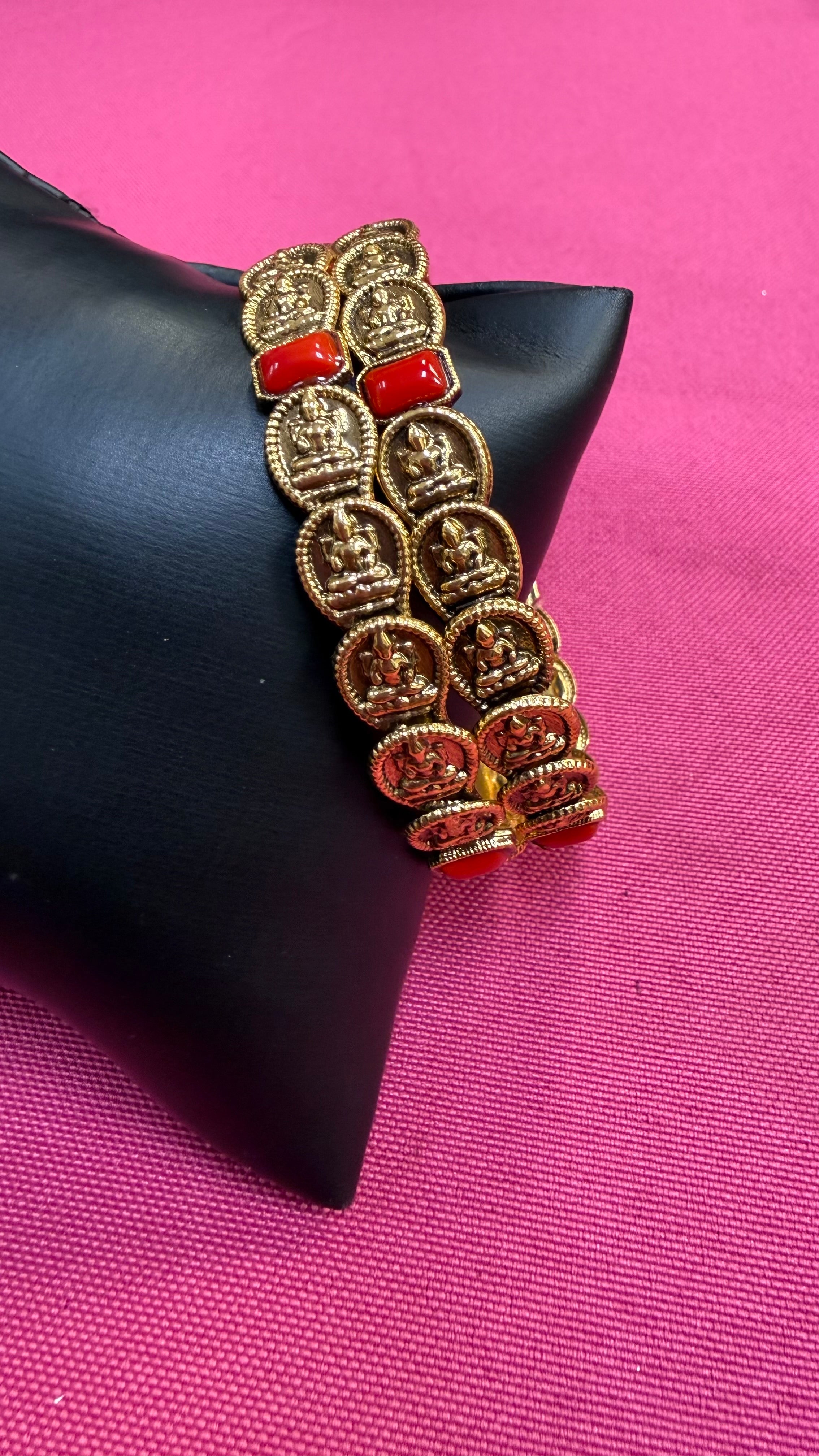 Lakshmi Bangles set - set of 2