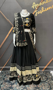 Black Pure Cotton Chaniya Choli set