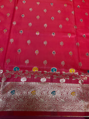 Silk Saree with Meenakari Weaving