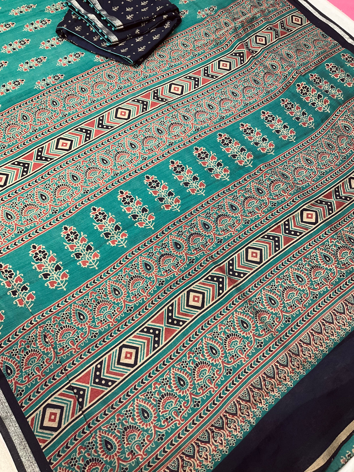 Soft and Lightweight Modal Silk Saree - Blouse Size 40 (Fits up to 44)