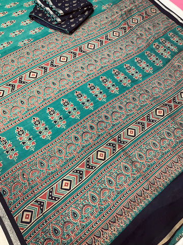 Soft and Lightweight Modal Silk Saree - Blouse Size 40 (Fits up to 44)