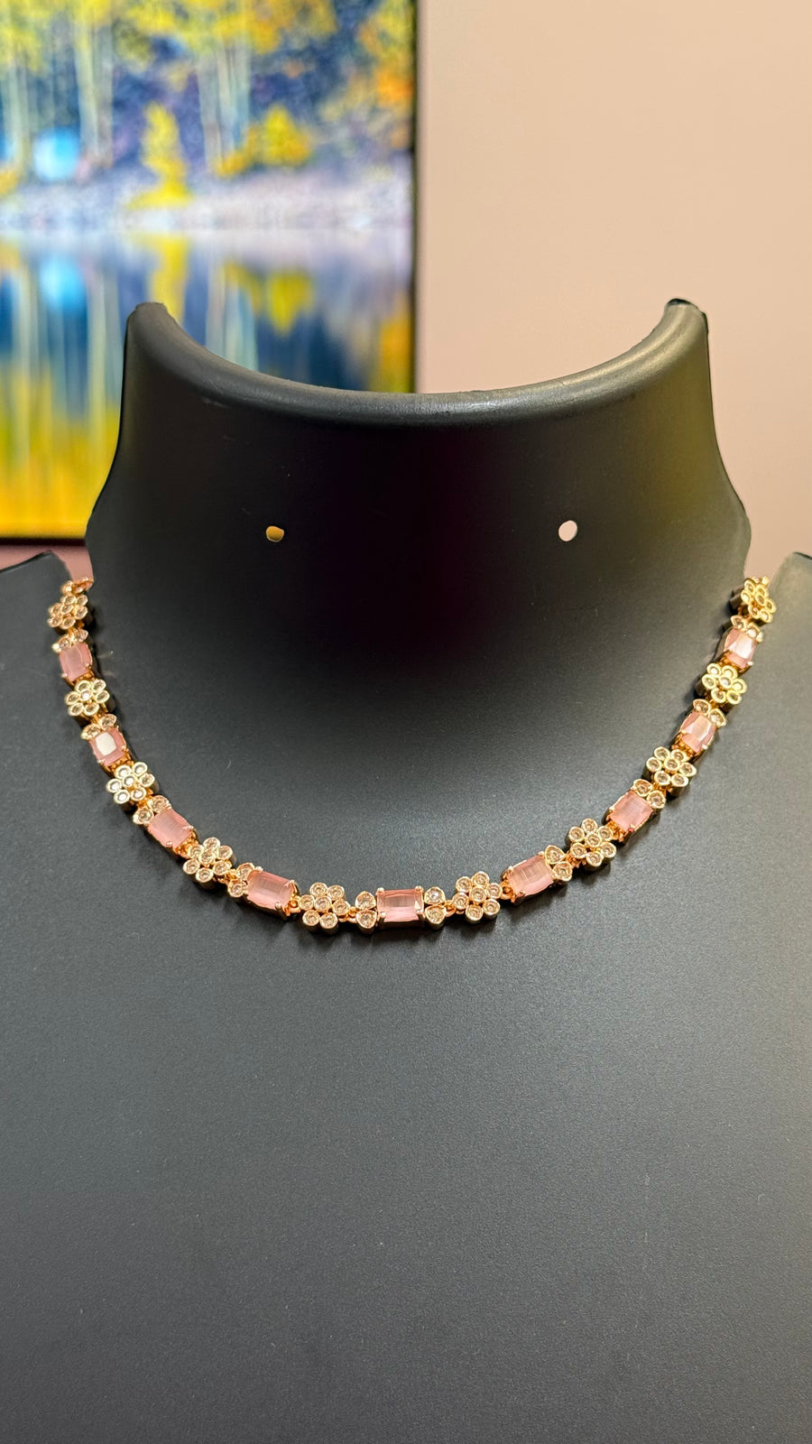 Rose Gold Necklace set