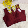 Size 44 - Plain Front Opening Blouse