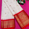 Semi Gadwal Silk Checks Saree