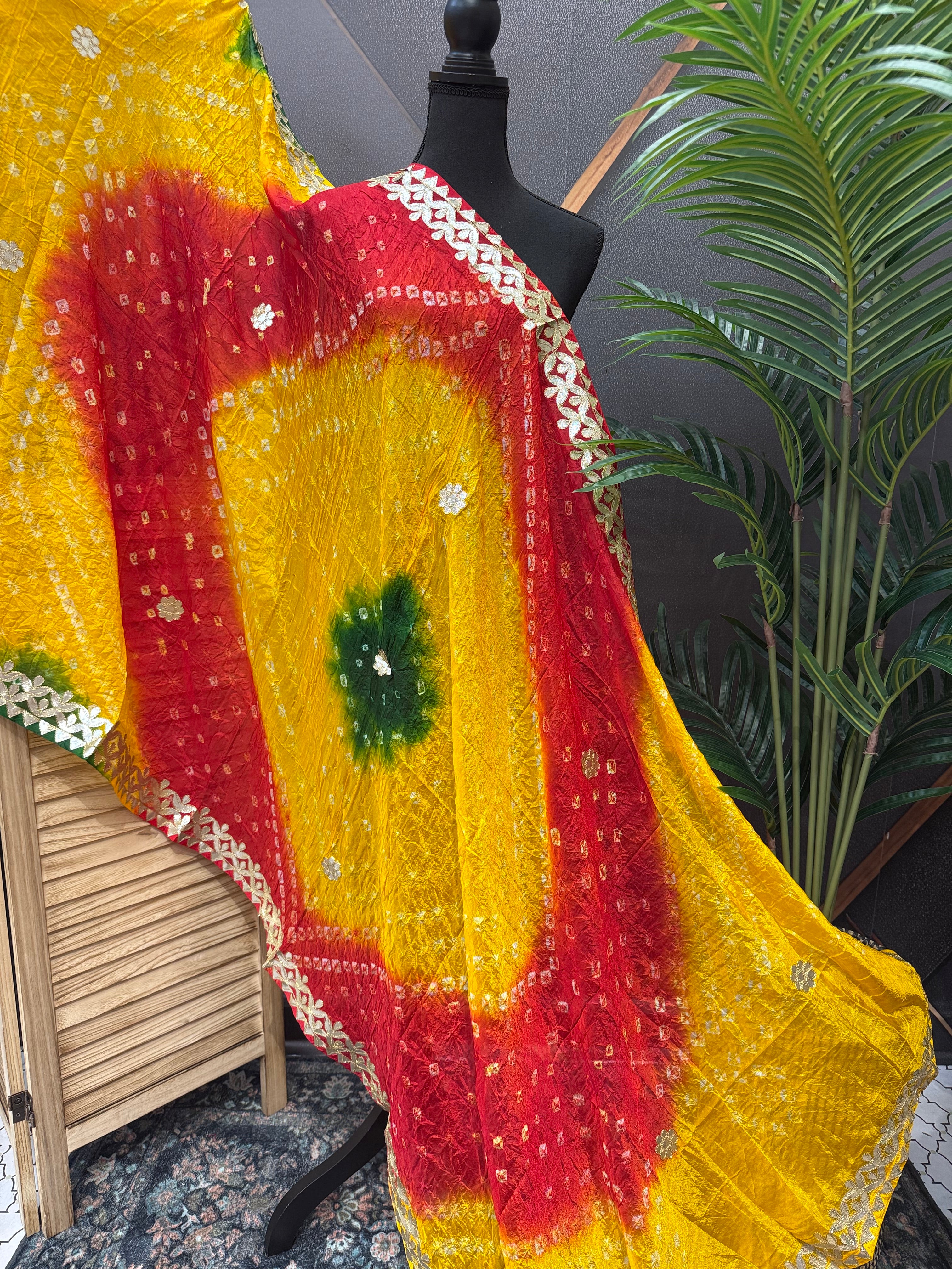 Multicolor Bandhani Dupattas