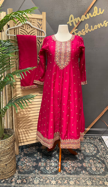 Size 44- Party Wear Anarkali Kurti sets