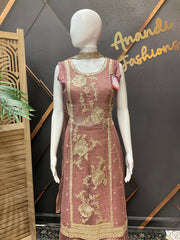 Unique Style Onion Pink Palazzo set