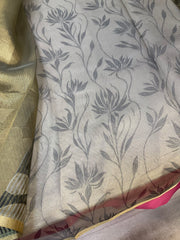 Floral Organza Saree