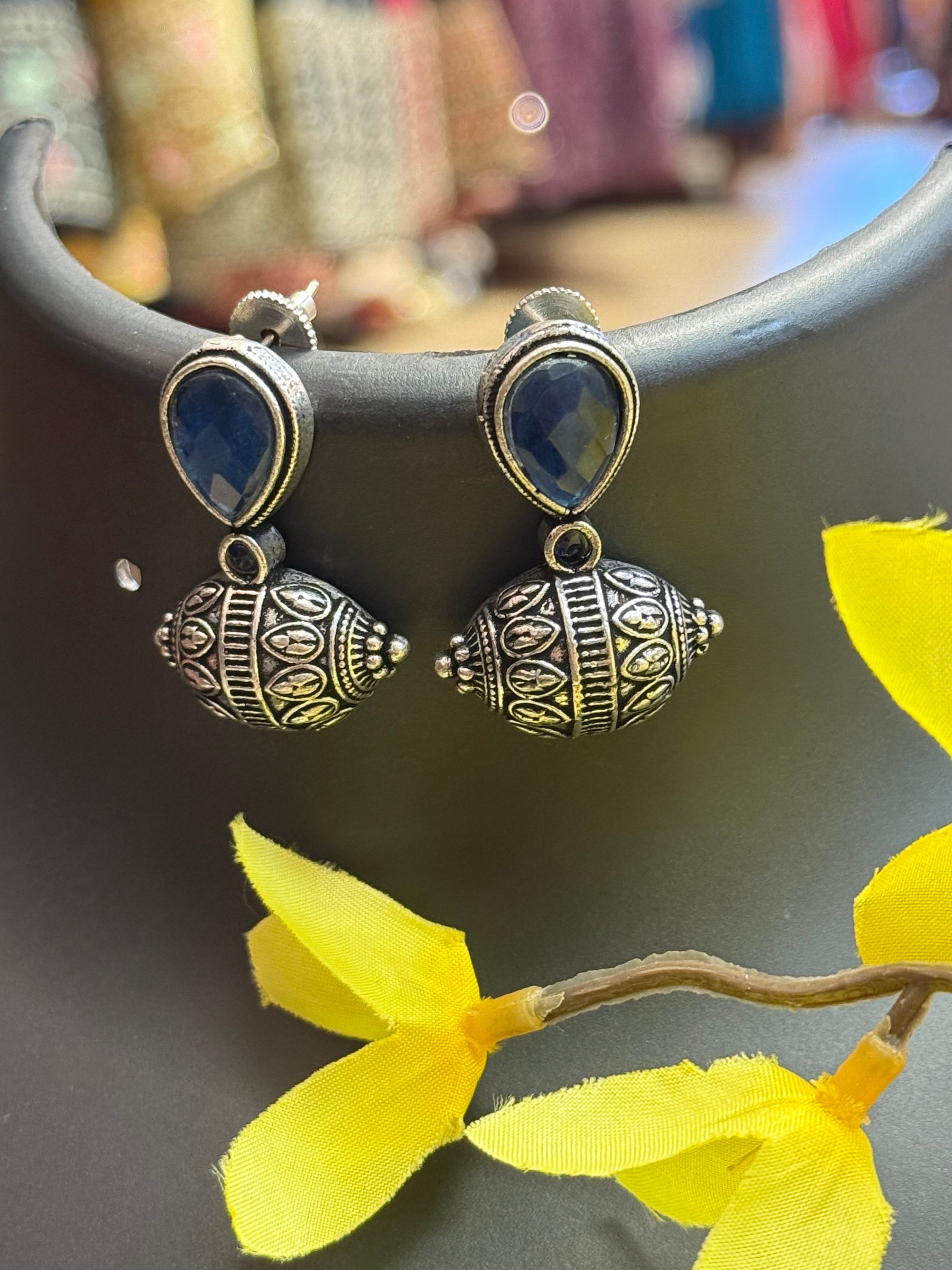 German Silver Earrings
