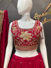 Pink Designer Lehanga set