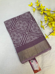 Saree with Bandhini Print