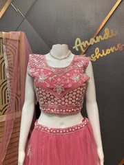 Women’s Light pink Party Wear Lehanga set
