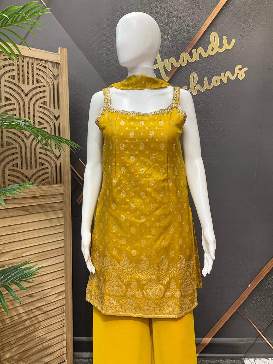 Yellow Palazzo Set
