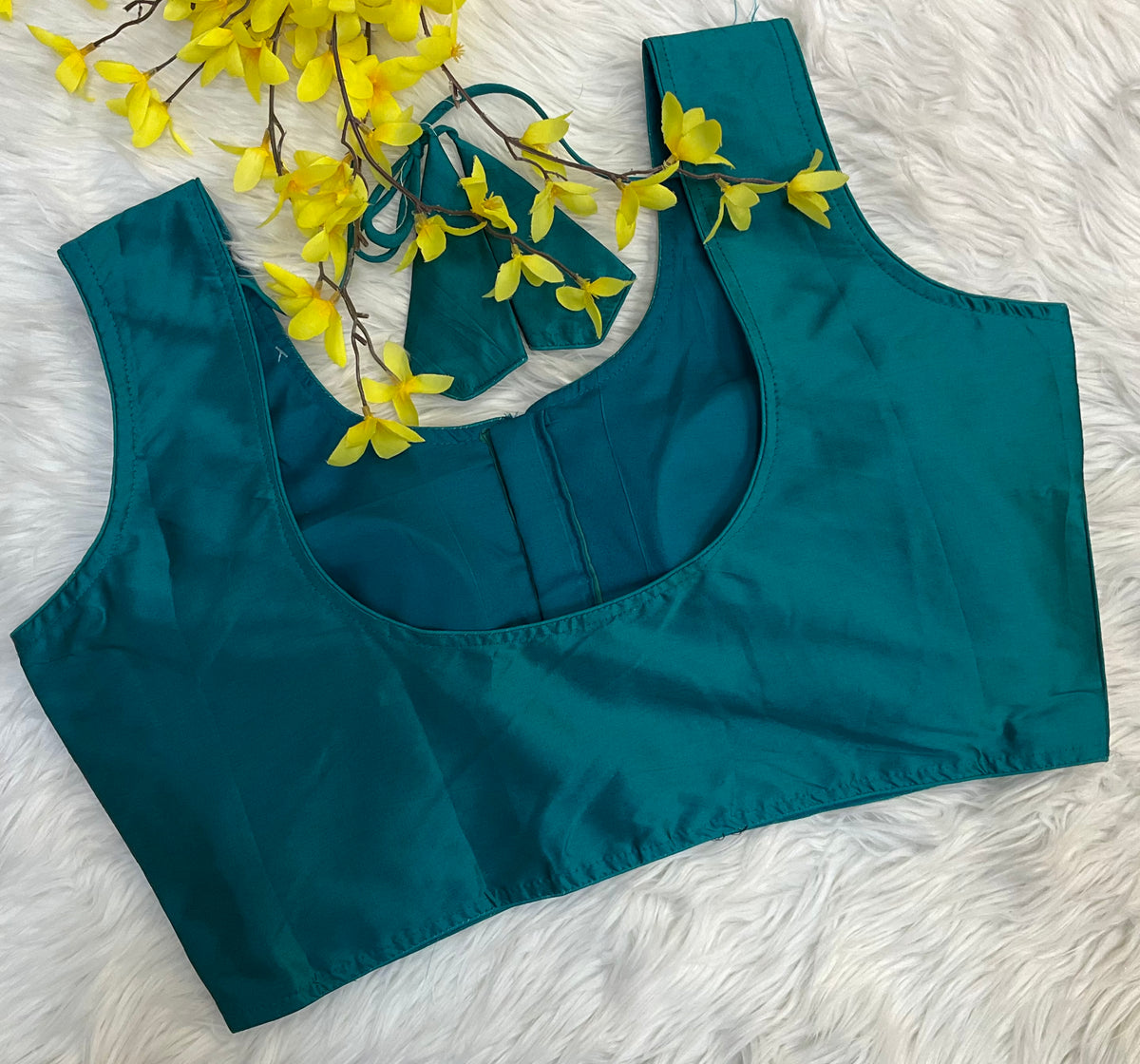 Size 44 - Plain Front Opening Blouse