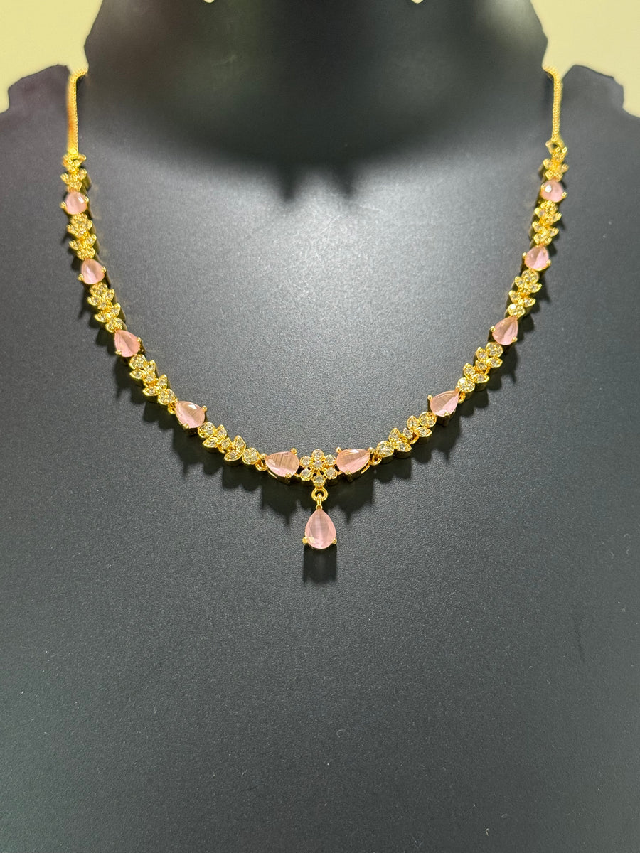 Micro Gold Polish Necklace Set