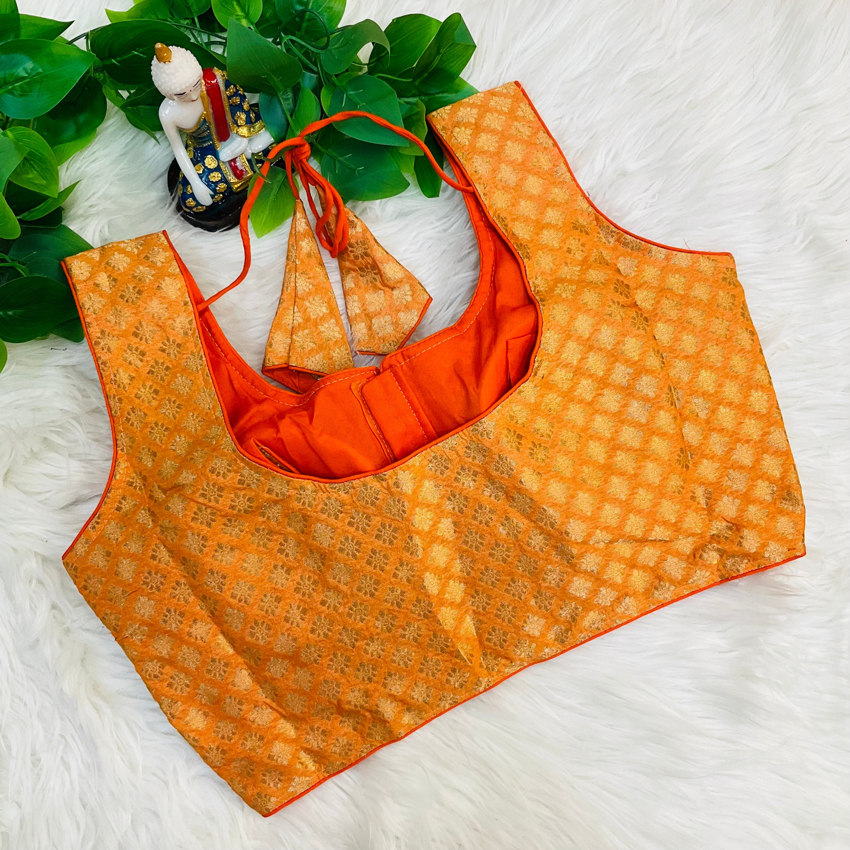 Benarasi Style - Front opening Brocade Blouse