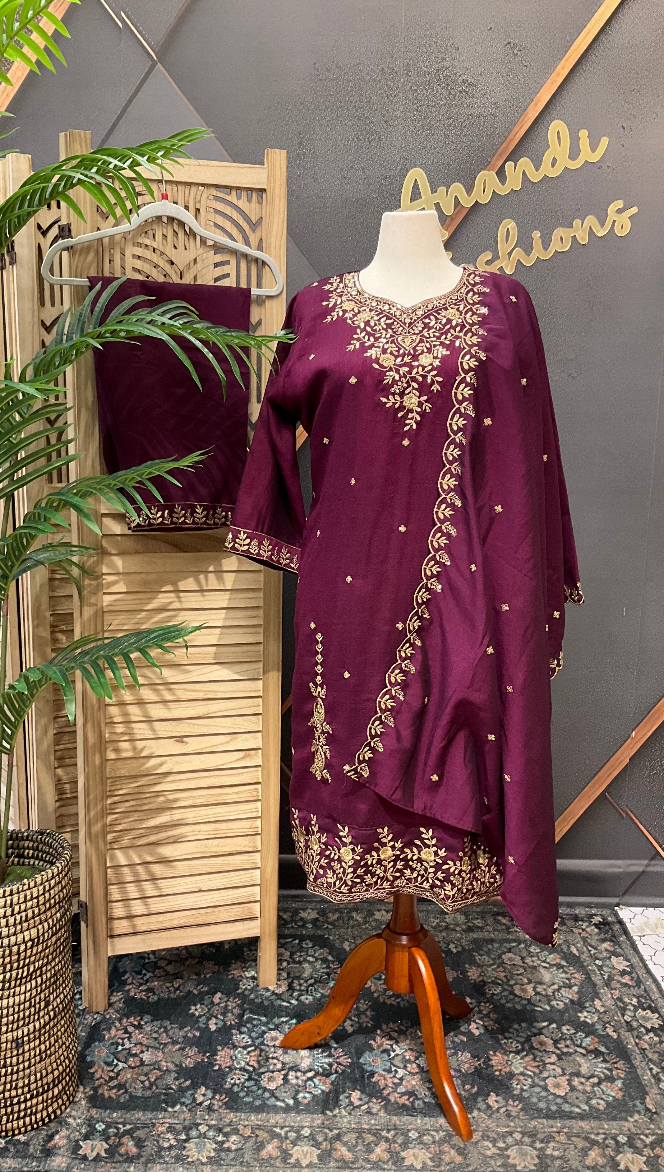 Plus size Party Wear Kurti sets