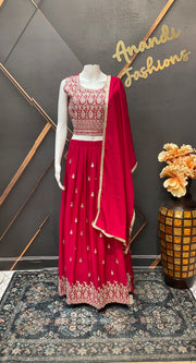 Teenage Girls Red Lehenga set