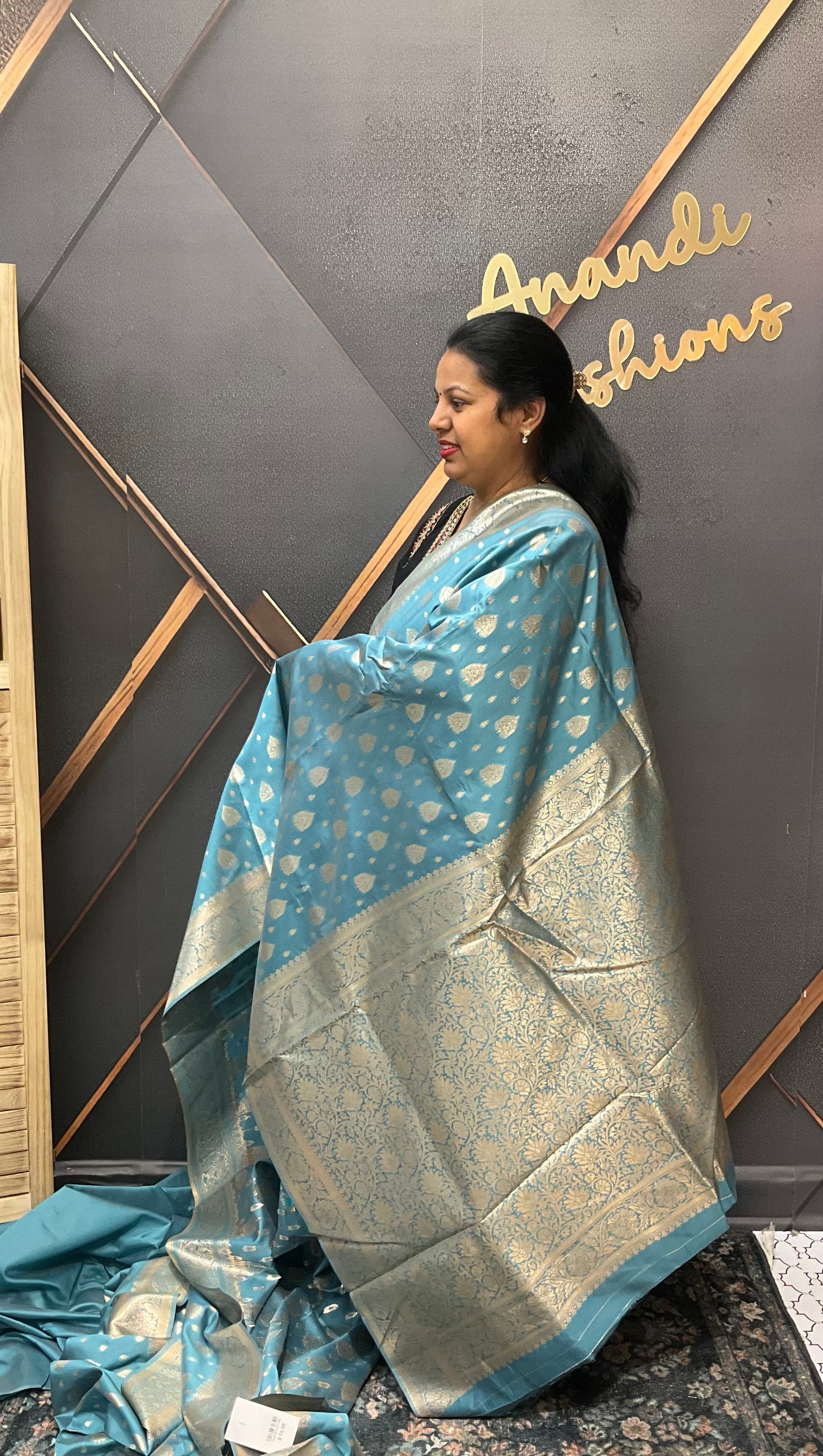 Pastel Shade Silk Saree