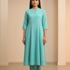Size 44-Chikankari Frock Style Kurti