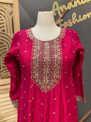 Size 44- Anarkali Party Wear Kurti Set