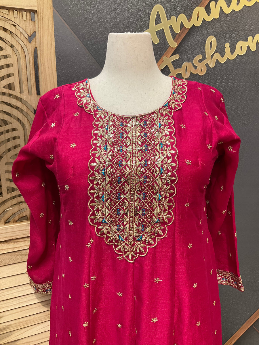 Size 44- Anarkali Party Wear Kurti Set