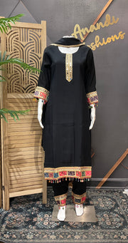 Black Kurti set