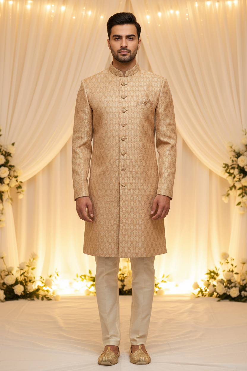 Party Wear Indo Western Men’s Sherwani set