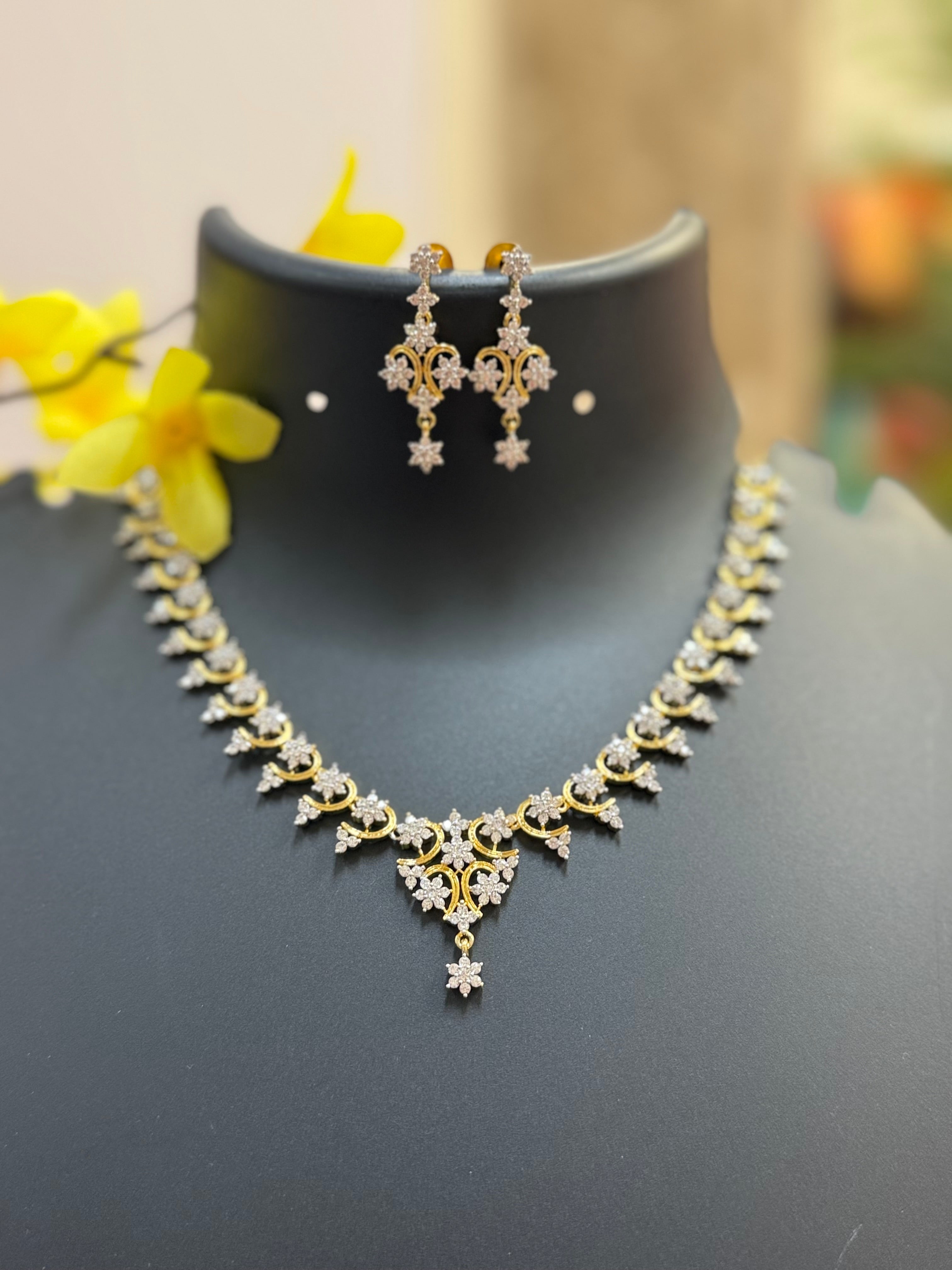 Beautiful CZ Necklace set