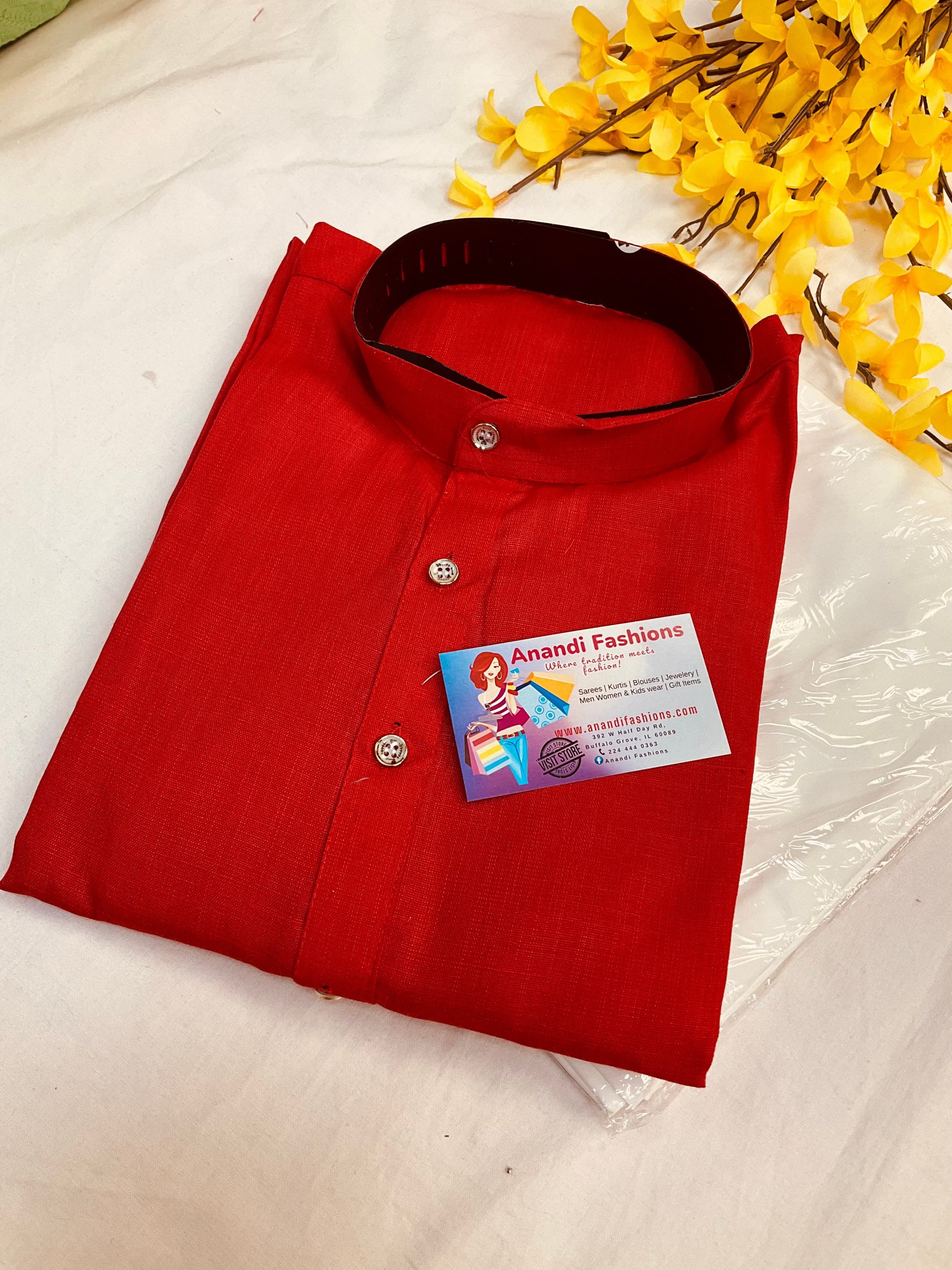 Size 44 - Pure Cotton Mens wear kurta set