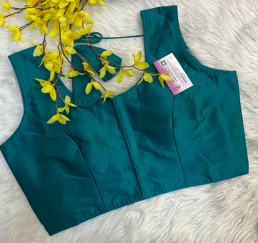 Plain Front Opening Blouse