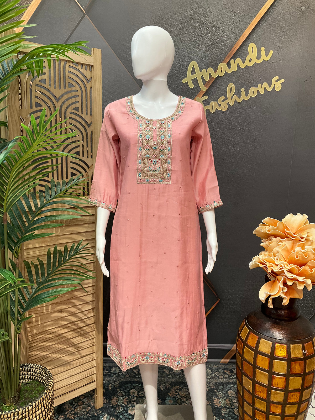 Light pink kurti