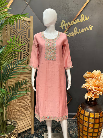 Light pink kurti