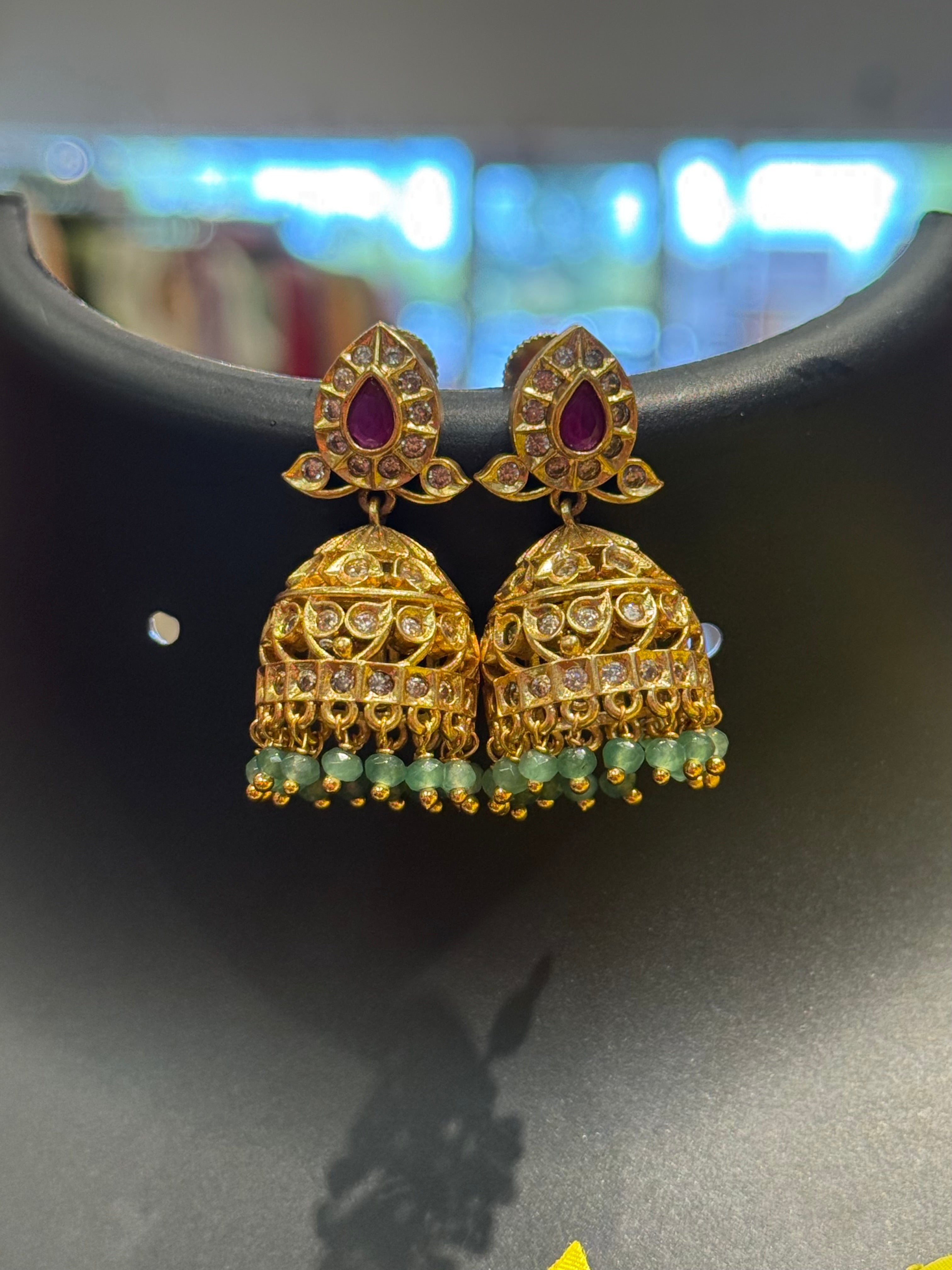 AD Traditional Jhumkas/Earrings
