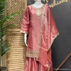 Size 44/Indian XXL - Party Wear Tissue Palazzo/Sharara set