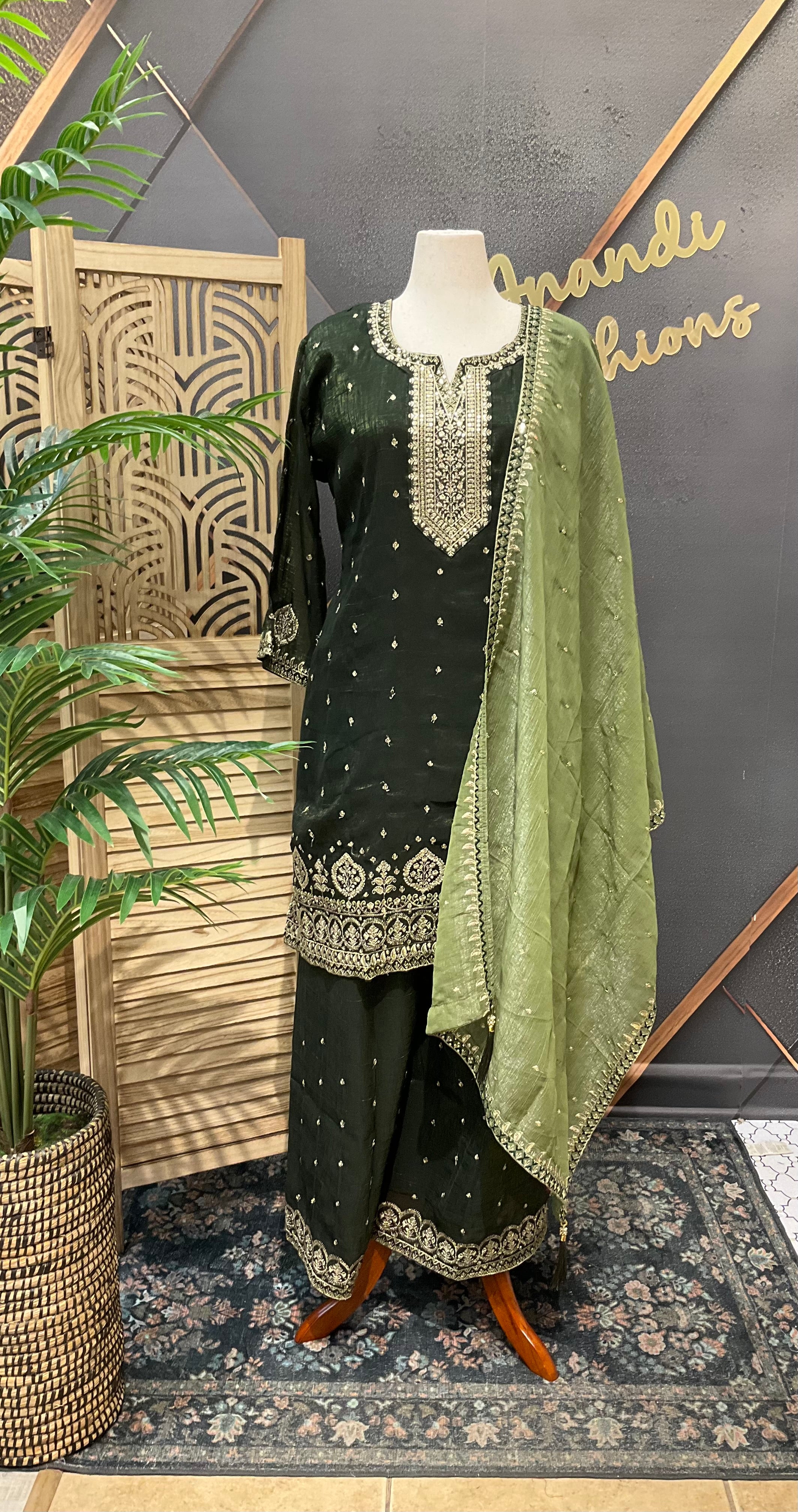 Size 52- Plus Size Party Wear Palazzo Sets