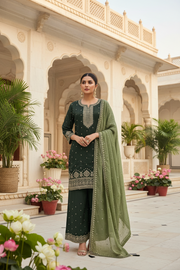 Women’s Plus Size Green Palazzo Sets