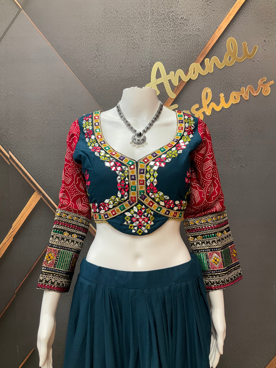 Premium quality-Garba Chaniya Bandhini Choli