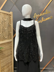 Black Palazzo set